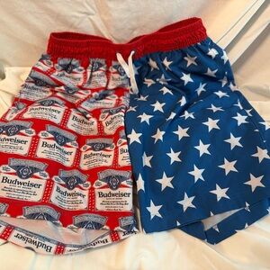 Tipsy Elves Budweiser Men's Swim Trunks